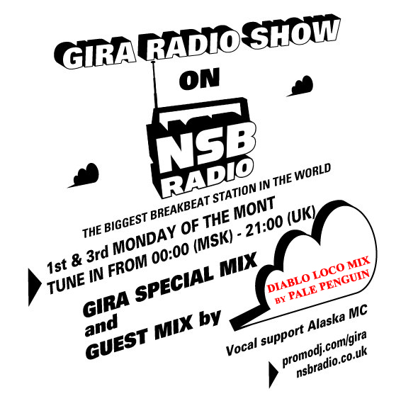 GIRA RADIOSHOW on NSB RADIO, 6 AUGUST
