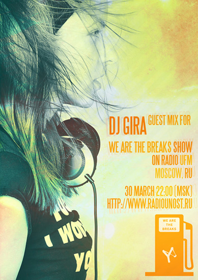DJ GIRA GUEST MIX FOR WE ARE THE BREAKS RADIOSHOW ON RADIO UFM